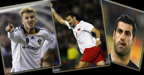 Futbolcular ve l�ks otomobilleri