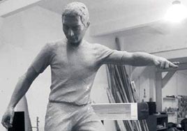 Kad�k�y'e Lefter heykeli dikiliyor