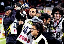 Sami Yen'de bas�n ordusu