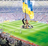 Bu bayrağı Schalke Arena'ya Diker geliriz