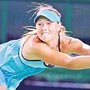 Sharapova fırtına gibi