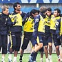 Futbolcular çok neşeli