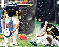 �ampiyona y�rekler dolusu alk��