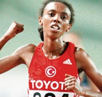 Elvan�m�z 5 bin metre finalinde