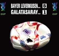 B.Leverkusen: 5    Galatasaray: 1